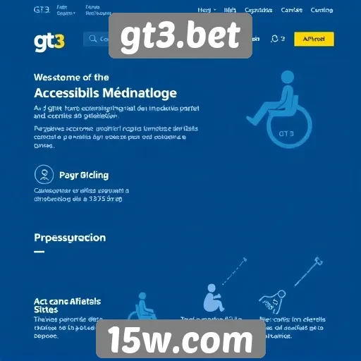 Acessibilidade e interface do site gt3.bet analisadas